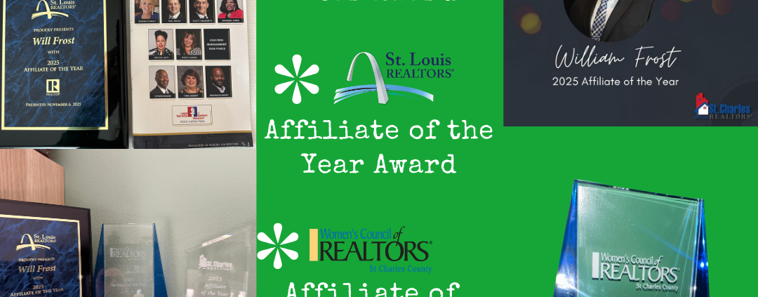 2025 Affiliate of the Year for St Louis, St Charles, Womens Council of Realtors, and Southwester Illinois Board of Realtors